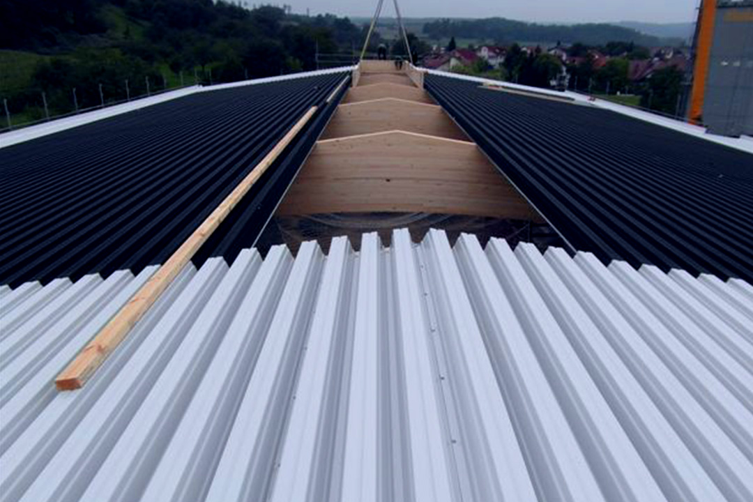 Trapezbleche als Tragschale für 2-schalige Dächer